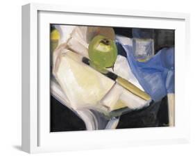 Study of Apple and Pear III, 1994-Pedro Diego Alvarado-Framed Giclee Print