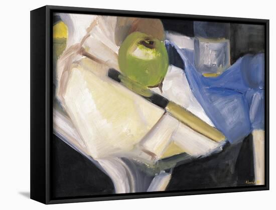 Study of Apple and Pear III, 1994-Pedro Diego Alvarado-Framed Stretched Canvas