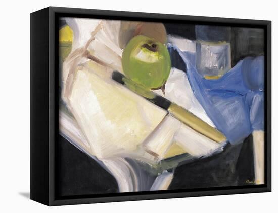 Study of Apple and Pear III, 1994-Pedro Diego Alvarado-Framed Stretched Canvas