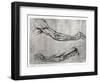 Study of Arms-Leonardo da Vinci-Framed Premium Giclee Print