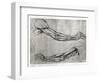 Study of Arms-Leonardo da Vinci-Framed Premium Giclee Print