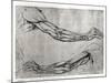 Study of Arms-Leonardo da Vinci-Mounted Giclee Print