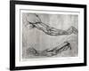 Study of Arms-Leonardo da Vinci-Framed Giclee Print