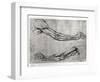 Study of Arms-Leonardo da Vinci-Framed Giclee Print