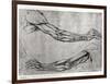 Study of Arms-Leonardo da Vinci-Framed Giclee Print