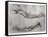 Study of Arms-Leonardo da Vinci-Framed Stretched Canvas