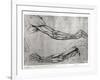 Study of Arms-Leonardo da Vinci-Framed Giclee Print