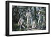 Study of Bathers, 1890-Paul Cézanne-Framed Giclee Print