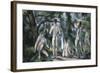 Study of Bathers, 1890-Paul Cézanne-Framed Giclee Print