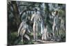 Study of Bathers, 1890-Paul Cézanne-Mounted Giclee Print