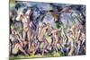 Study of Bathers, C.1900-06-Paul Cézanne-Mounted Giclee Print