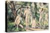 Study of Bathers, circa 1895-98-Paul Cézanne-Stretched Canvas