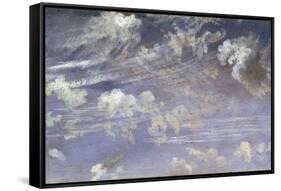 Study of Cirrus Clouds-John Constable-Framed Stretched Canvas