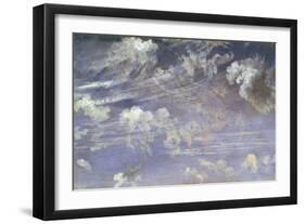 Study of Cirrus Clouds-John Constable-Framed Giclee Print