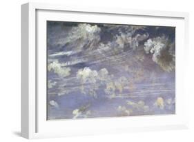 Study of Cirrus Clouds-John Constable-Framed Giclee Print