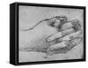 'Study of Clasped Hands', c1480 (1945)-Leonardo Da Vinci-Framed Stretched Canvas