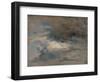 Study of Clouds - Evening, August 31St, 1822 (Oil on Paper)-John Constable-Framed Giclee Print