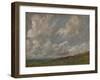 Study of Clouds over a Landscape, C.1821-22 (Oil on Laminate Cardboard, Mounted on Canvas)-John Constable-Framed Giclee Print