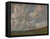 Study of Clouds over a Landscape, C.1821-22 (Oil on Laminate Cardboard, Mounted on Canvas)-John Constable-Framed Stretched Canvas