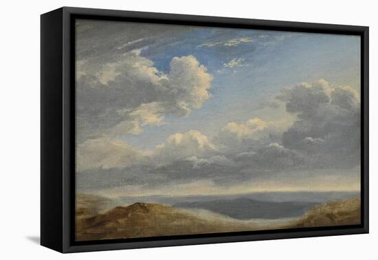 Study of Clouds over the Roman Campagna C.1782-85-Pierre Henri de Valenciennes-Framed Stretched Canvas