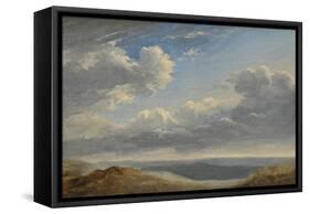 Study of Clouds over the Roman Campagna C.1782-85-Pierre Henri de Valenciennes-Framed Stretched Canvas