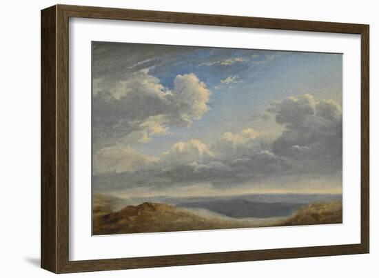 Study of Clouds over the Roman Campagna C.1782-85-Pierre Henri de Valenciennes-Framed Giclee Print