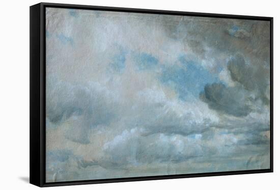 Study of Clouds-John Constable-Framed Stretched Canvas