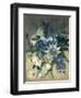 Study of Convulvulus, Passion Flower and Rose, c.1840-null-Framed Giclee Print