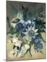 Study of Convulvulus, Passion Flower and Rose, c.1840-null-Mounted Giclee Print