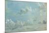 Study of Cumulus Clouds, 1822 (Oil on Paper Laid Down on Panel)-John Constable-Mounted Giclee Print