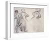 Study of Dancers; Etude De Danseuses-Edgar Degas-Framed Giclee Print