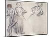 Study of Dancers; Etude De Danseuses-Edgar Degas-Mounted Giclee Print