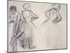 Study of Dancers; Etude De Danseuses-Edgar Degas-Mounted Giclee Print