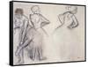 Study of Dancers-Edgar Degas-Framed Stretched Canvas