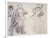 Study of Dancers-Edgar Degas-Framed Giclee Print