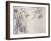 Study of Dancers-Edgar Degas-Framed Giclee Print