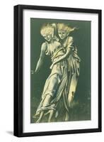 Study of Dancing Figures Embracing: a Design for Metal-Edward Burne-Jones-Framed Giclee Print