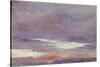 Study of Dawn: Purple Clouds, March 1868-John Ruskin-Stretched Canvas