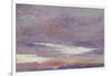 Study of Dawn: Purple Clouds, March 1868-John Ruskin-Framed Giclee Print