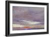 Study of Dawn: Purple Clouds, March 1868-John Ruskin-Framed Giclee Print