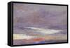 Study of Dawn: Purple Clouds, March 1868-John Ruskin-Framed Stretched Canvas