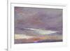 Study of Dawn: Purple Clouds, March 1868-John Ruskin-Framed Giclee Print