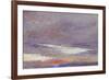 Study of Dawn: Purple Clouds, March 1868-John Ruskin-Framed Giclee Print