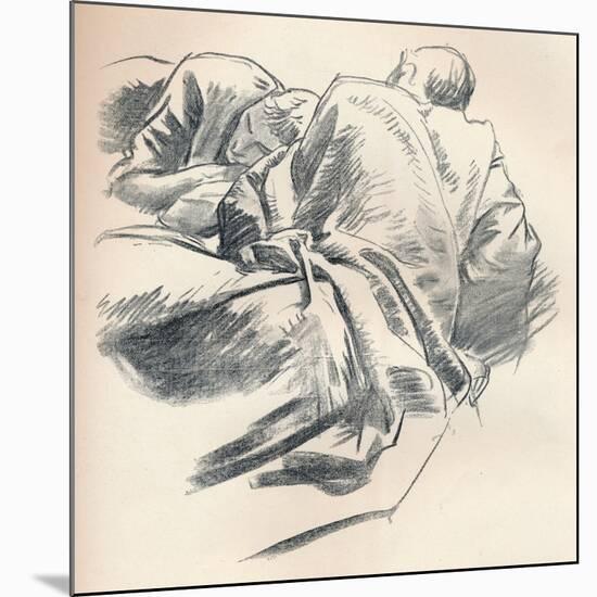 'Study of Drapery', c1916-John Singer Sargent-Mounted Giclee Print