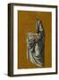 Study of Drapery for the Figure of Saint Bartholomew-Lorenzo di Credi-Framed Giclee Print