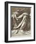 Study of Drapery-Leonardo da Vinci-Framed Premium Giclee Print
