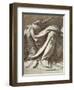 Study of Drapery-Leonardo da Vinci-Framed Giclee Print