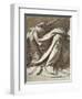 Study of Drapery-Leonardo da Vinci-Framed Giclee Print