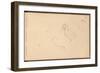 Study of Ducks (Pencil on Paper)-Claude Monet-Framed Giclee Print