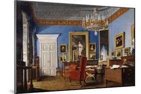 Study of Duke of Metternich at Registry of Vienna State Opera, 1829, Gouache, Austria, 19th Century-null-Mounted Giclee Print